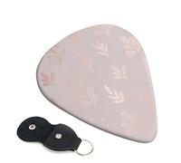 Rose gold Printed Guitar pick Guitar Plectrums for Acoustic Guitar Electric Guitar Bass Guitar - Guitar Accessories - 6 Pack 0.71mm