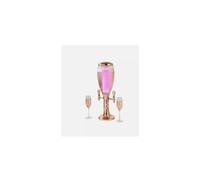 Rose gold Prosecco Dispenser With Ice Cooler Changing LED Lights