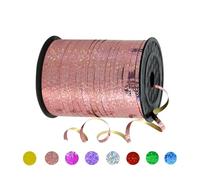 Rose Gold Ribbon for Balloon, 500 Yards Curling Ribbons Sting, 5mm Balloons String Shiny Metallic Roll for Gift Wrapping, Birthday Wedding Party Decorations Christmas Wrapping Ribbon
