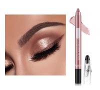 Rose Gold Shimmer Eyeshadow Stick, Champagne Pearlescent Eye Shadow, Creamy Crayon Bronzer Glitter Eyeshadows Pencil, Eyes Makeup Brightener Pen, Gifts For Women