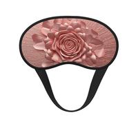 Rose Gold Sleep Mask for Side Sleeper, Blackout Eye Mask for Women Men, Zero Pressure Sleeping Masks Soft Breathable Eye Cover Comfortable Blindfold Eyeshade for Night Sleep