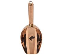 Rose Gold Stainless Steel Ice Scoop - U Shaped, Sturdy Food Grade Ice Bucket Scoop for Home, Hotel, Restaurant Use