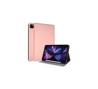 TECHGEAR iPad Air 13" 2024, iPad Pro 12.9" 2022/2021 Smart Case [Pencil Holder] Slim Smart Case Stand Cover with Corner Protection [Sleep/Wake] for iPad Pro 12.9 Inch 6th & 5th Generation, Rose Gold