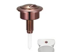 Rose Gold Toilet Push Button Flush Replacement, ABS Dual Flush Toilet Push Button for Optima 49, Modern Toilet Cistern Flush Parts for Home Upgrade