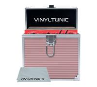 (Rose Gold) Vinyl Tonic 7" Vinyl Record Storage Case With Cloth