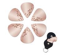 Rose Gold Wallpaper Guitar Picks 6 Pack 3 Different Thickness Celluloid Guitar Plectrums with Guitar Pick Holder Personalized Guitar Pick for Acoustic Guitar, Electric Guitar, Bass, Ukulele
