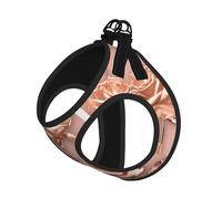 Rose Gold Wallpaper Print Pet Leash Vest,Breathable Mesh Pet Harness, Reflective For Small Medium Dogs Safe Easy Walking