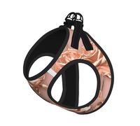 Rose Gold Wallpaper Print Reflective No Choke Pet Vest Harness,Adjustable Soft Padded Dog Harness With Easy Control Handle