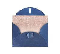 Rose Gold Wallpaper Printing Blank Pearl Paper Greeting Card,Unique Notecards Designs, Envelopes For Thank You, Invitations