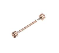 Rose Gold Watch Repairing Connect Screw, Sleek Straight Watch Rod with Rounded Screw Head Watch Strap Screw for Watch Maintenance (16mm)