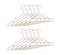 Rosé-golden coat hangers Compact Rosé-Gold Hangers Elegant Metal Hangers