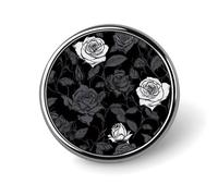 Rose Gothic Blank Round Badges Round Badge DIY Pin Back Buttons Clear Button Pins for Craft Projects Badge Making Accessories