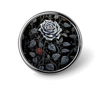Rose Gothic Blank Round Badges Round Badge DIY Pin Back Buttons Clear Button Pins for Craft Projects Badge Making Accessories