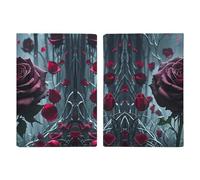 Rose Gothic Passport Holder Personalized Passport Wallet for Women Men Travel Document Organizer Holder