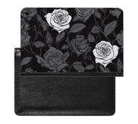 Rose Gothic Passport Holder Unisex-adult Waterproof Travel Passport Cover Wallet Card Case Documents Organizer Protector Holder