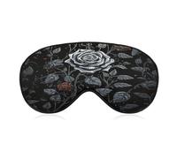 Rose Gothic Sleeping Mask Sleep Mask for Side Sleeper Relaxing Zero Pressure Night Blindfold Light Block-Out Eye Mask for Sleep with Easy Adjustable Strap