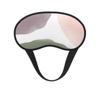 Rose Grape & Sage Modern Watercolor Circles, Full Eye Covers Light Blocking Eye Masks Blackout Sleep Eye Muffs