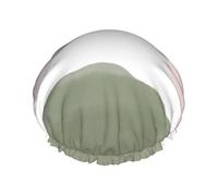 Rose Grape & Sage Modern Watercolor Circles,Shower Cap Nightcap Double Layer Waterproof Elastic Bath Cap Reusable Hair Cap