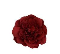 Rose Hair Clip 2pcs Retro Red Rose Hair Clip Vintage Holiday Style Big Flower Bangs Side Clip Party Beach Hair(RD)
