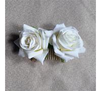 Rose Hair Clip 3pcs Large Burgundy Red Flower Hair Clip for Wedding Party Headwear Bridesmaid Bridal Hair(Color 4)