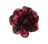 Rose Hair Clip 3pcs Print Big Flower Women's Hair Claws Vintage Hairpin Simple Barrette Hair(Color4)