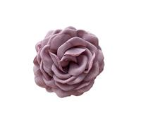 Rose Hair Clip 3pcs Stereoscopic Rose Flower For Women Elegant Back Of The Head Hair Shark Clip(Purple)