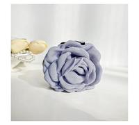 Rose Hair Clip 3pcs Three-dimensional Rose Flower Hair Claw Handmade Fabric Flowers Grab Hair Clip(C-8.5cm)