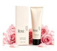 Rose Hand Cream, Nourishing Moisturising Hand Lotion, Light Non-Greasy Finish, Fast-Absorbing, Subtle Pleasant Floral Aroma, For Home, Work And Short Trips (1PC)