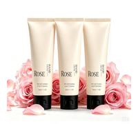 Rose Hand Cream, Nourishing Moisturising Hand Lotion, Light Non-Greasy Finish, Fast-Absorbing, Subtle Pleasant Floral Aroma, For Home, Work And Short Trips (3PCS)