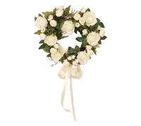 Rose Heart Garland - Rose Heart Garland | Valentine Roses Bouquet | For Floral Tulip Doors | Outdoor Spring Crown Wall Decor | Flowers Garland