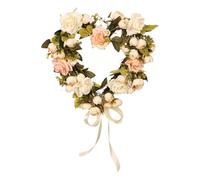 Rose Heart Garland - Rose Heart Garland | Valentine Roses Bouquet | For Floral Tulip Doors | Outdoor Spring Crown Wall Decor | Flowers Garland