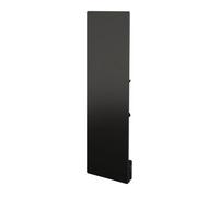 Rose Heaters Lavender - Smart Glass Infrared Wall Panel Heater - 400W - Black - Vertical