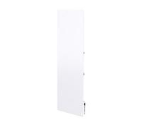 Rose Heaters Lavender - Smart Glass Infrared Wall Panel Heater - 400W - White - Vertical