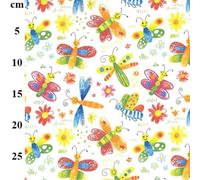 Rose & Hubble 100% Cotton Doodle Bug Butterflies Digital Print 150cm Wide Fabric Children's Craft Fabric Material for Quilting, RHD-PRINTS-09