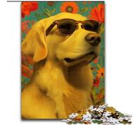 Rose Husky Jigsaws 1000 Pieces for Teenagers, Family Game Stress Reliever Difficult Challenge Gifts for Friends And Family (26x38cm)