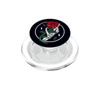 Rose In Hand Skeleton Funny Skull Skeleton Tattoo PopSockets PopGrip for MagSafe