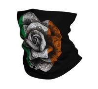 Rose Ireland Irish Irishman Bogtrotter Flag Men Women Bandana Windproof Snoods Multifunctional Snood Scarf For Cycling Outdoor Walking Running