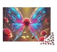 Rose Jigsaw Puzzle Adults Jigsaws Flower Collector Relaxation Office Break Gift 1000 Pieces 38x26cm/1000pcs