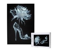 Rose Jigsaw Puzzles for Adults 2000 High Heel Puzzles for Adults Wooden, Funny/Difficult/Impossible/Challenging Decompression Games, As a Birthday for Women and Men ML-180