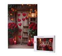 Rose Jigsaw Puzzles for Adults 3000 Love Large Jigsaw Puzzles for Adults, Funny/Difficult/Impossible/Challenging Decompression Games, As a Birthday for Women and Men 2T-1670