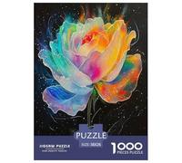Rose Jigsaw Puzzles for Adults The Impossible Challenge 1000 Pieces Difficult Hard Jigsaw Puzzles for Man And Woman with Letters on Back 38x26cm/1000pcs