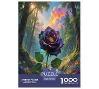 Rose Jigsaw Puzzles Puzzle for Adults Kids. 1000 Pieces Whimsical Challenge Toy Educational Game Home Decoration for Educational Games Gifts 70x50cm/1000pcs