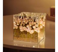 Rose Lamp Handmade Flower Lights Finished Night Light Bedroom Living Room Desktop Couple Valentine's Day (One Size)