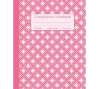 Rose Lattice Composition Notebook: College Ruled, Delicate Pink Ornamental Design, Lovely Notebook for Girls, Teens, Women & Students