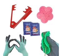 Rose Leaf Extractor - Precision Garden Removal Tool Multi-purpose Flower Tool with Comfort Grip Handle