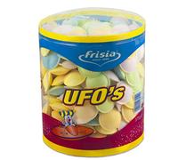 Rose Marketing UK UFO's Sherbert Filled Flying Saucers Drum (Pack of 300)