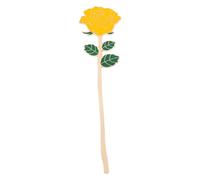 Rose Metal Bookmark Gift - an Elegant Floral Bookmark, a Durable and Stylish Reading Accessory. A Graceful Gift for Readers and Teachers, Perfect for Valentine's Day, Mother's Day (Yellow Rose)