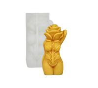 Rose Mushroom Body Silicone Molds Ornament Molds Castings Craft Supplies Plaster Human Body Human Rose Mushroom Silicone Handmade Plaster