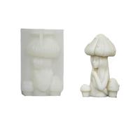 Rose Mushroom Body Silicone Molds Ornament Molds Castings Craft Supplies Plaster Human Body Human Rose Mushroom Silicone Handmade Plaster