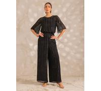 Rose & Nancy Women's Aurora Sequin Top in Black | Size: Small Rose & Nancy Black S